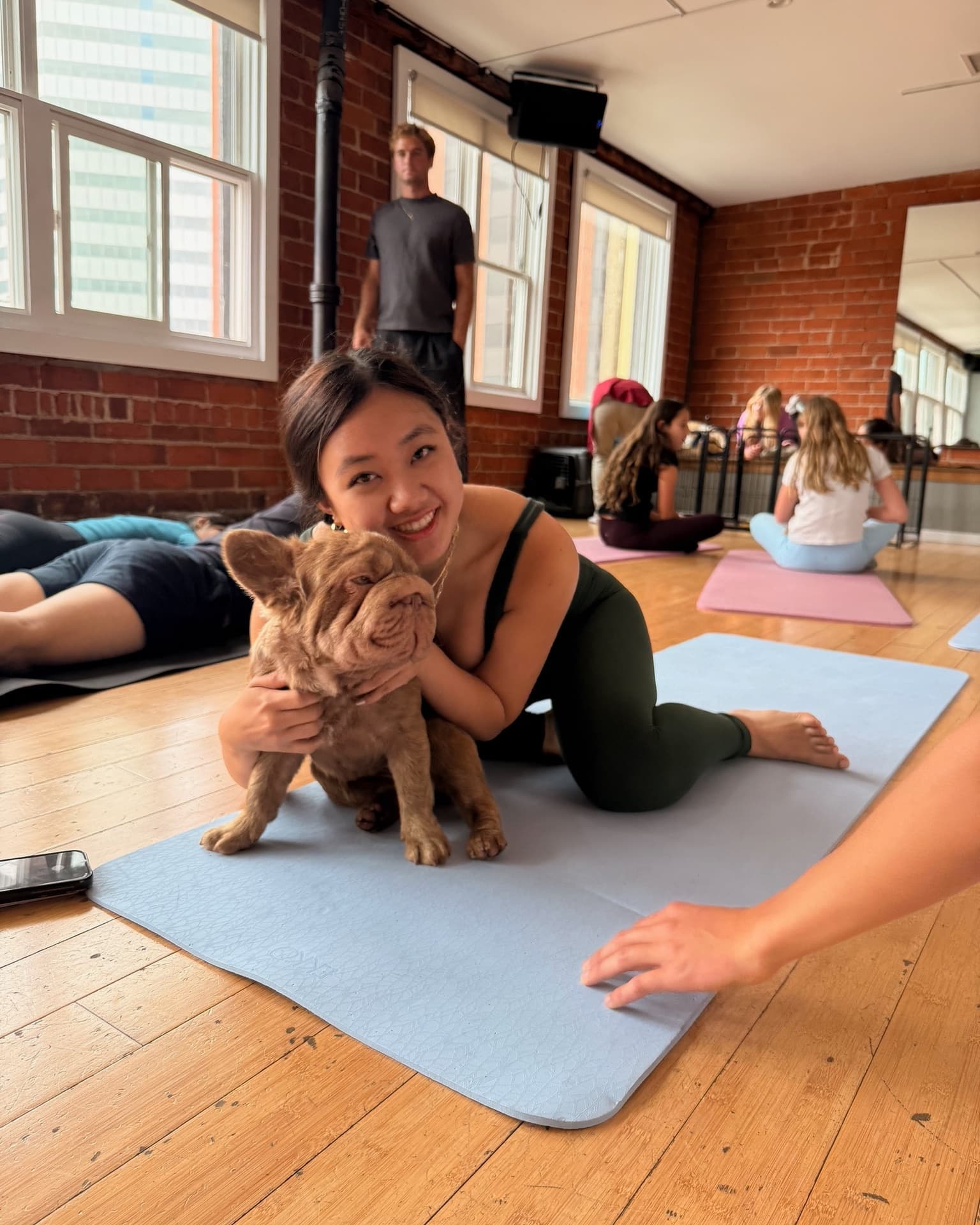 A supervised Puppy and Flow class in Westwood